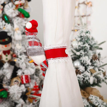 Christmas Curtain Tiebacks