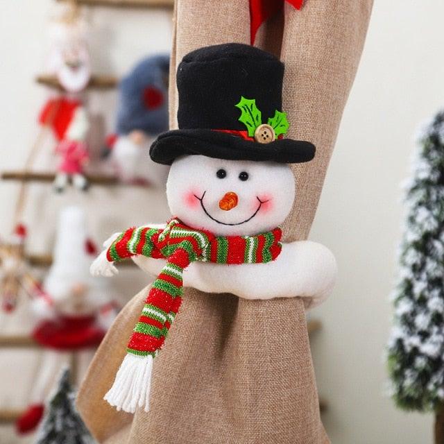 Christmas Curtain Tiebacks
