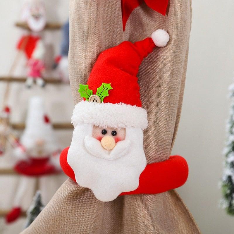 Christmas Curtain Tiebacks