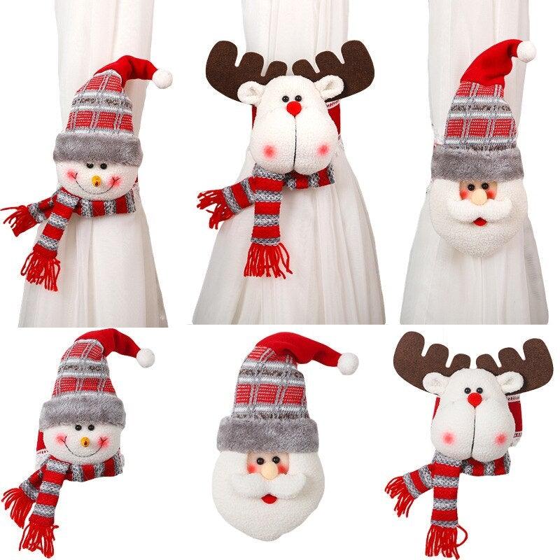 Christmas Curtain Tiebacks