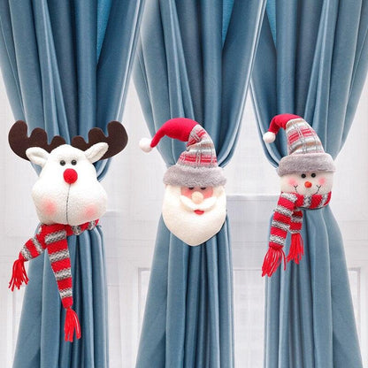 Christmas Curtain Tiebacks