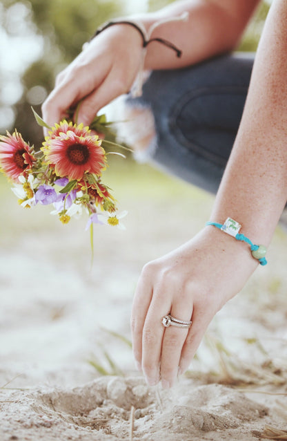 Brigantine, NJ Bead Bracelet / Anklet