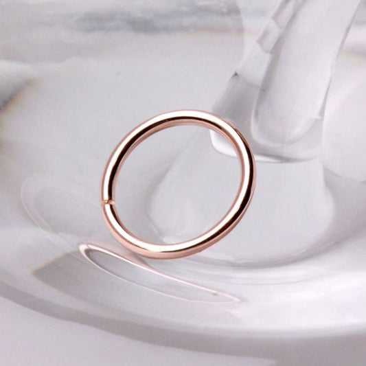 14Kt. Rose Gold Seamless Ring