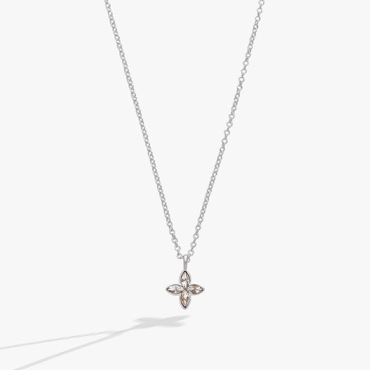 Crystal Logo Star Necklace - ALEX AND ANI