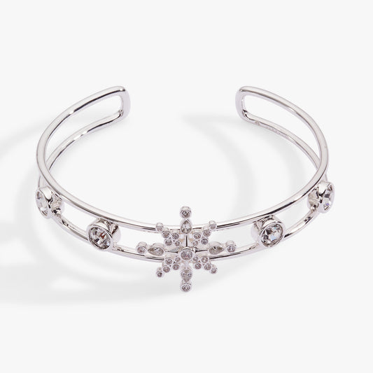 Crystal Snowflake Cuff Bracelet - ALEX AND ANI