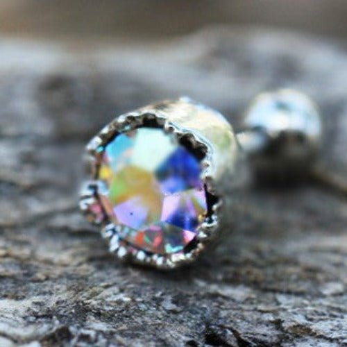 316L Stainless Steel Adorned Aurora Cartilage Earring | Fashion Hut Jewelry