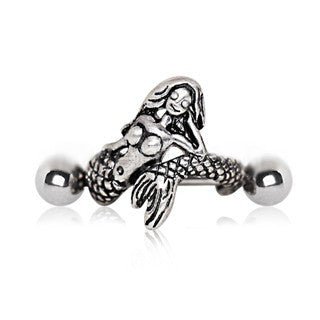 316L Stainless Steel Mermaid Cartilage Cuff Earring | Fashion Hut Jewelry