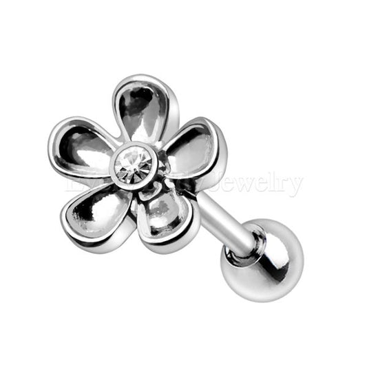 316L Stainless Steel Daisy Flower Cartilage Earring