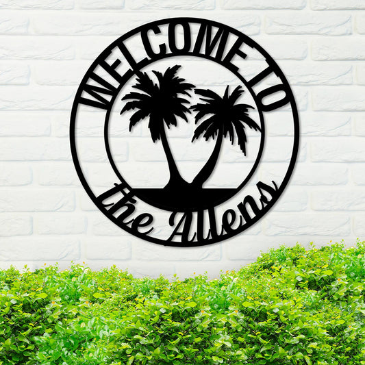 Custom Island Welcome Sign