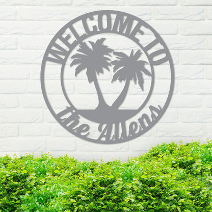 Custom Island Welcome Sign