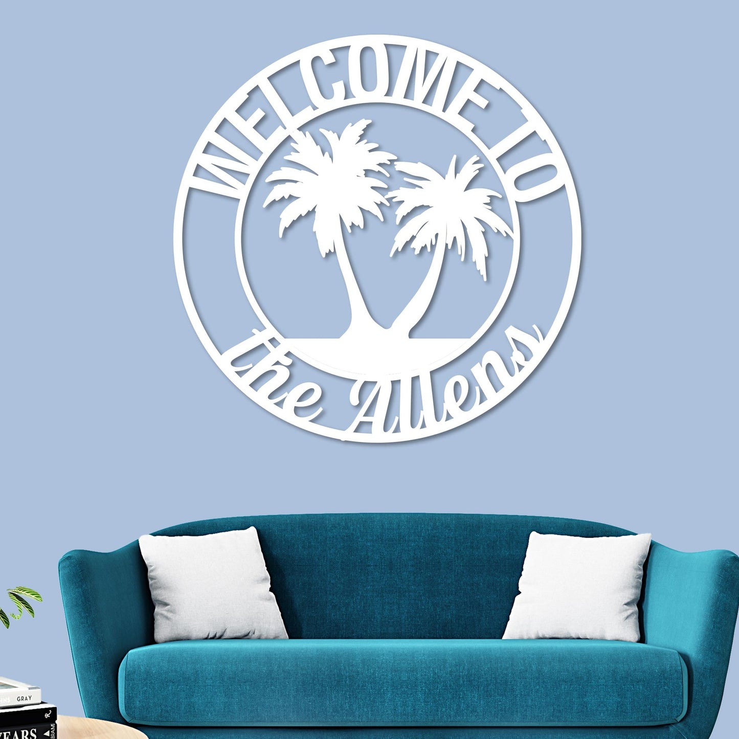 Custom Island Welcome Sign