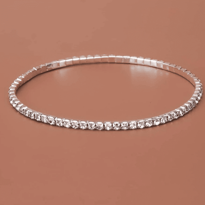 Rhinestone Stretch Anklet | Fashion Hut Jewelry