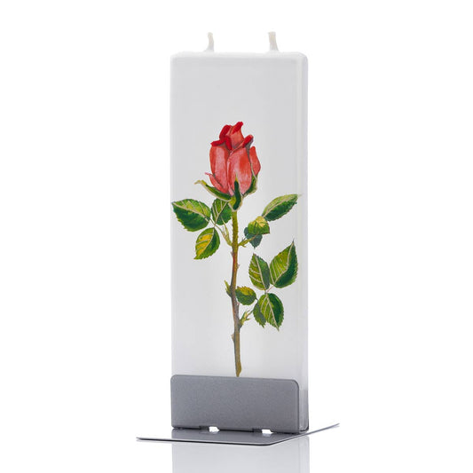 Flatyz Red Rose Stem Candle