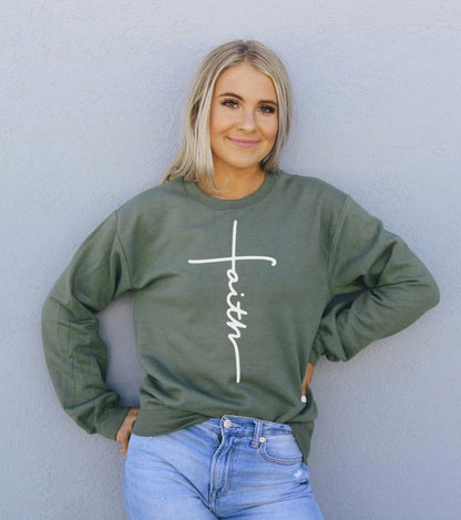 Faith Sweatshirt Fashion Hut Jewelry