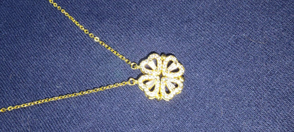 LuckyClover- Four Leaf Heart Shape Necklace