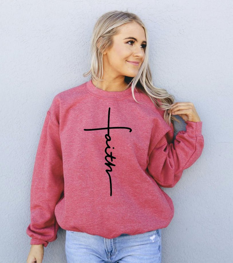 Faith Sweatshirt Fashion Hut Jewelry