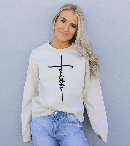 Faith Sweatshirt Fashion Hut Jewelry