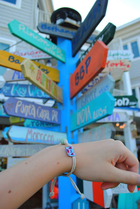 Brigantine, NJ Bead Bracelet / Anklet