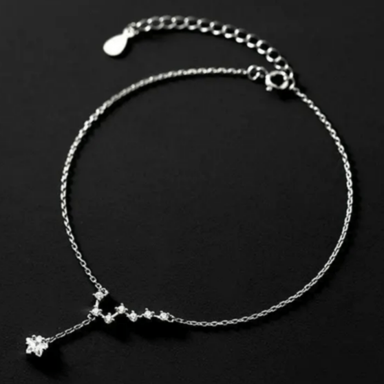 Big Dipper Star Ankle Bracelet Anklet in 925 Sterling Silver