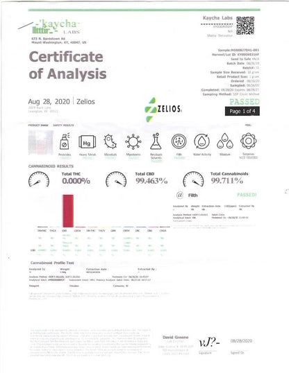 Bourbon Vanilla CBD Candle