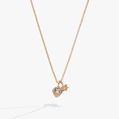 Hanukkah Star of David and Dreidel Pendant Necklace