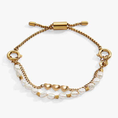 'Home Is Where The Heart Is' Pearl Stranded™ Bracelet Set