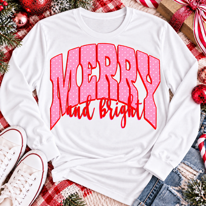Merry and Bright Graphic Apparel