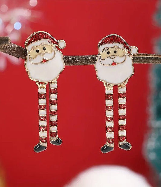 Christmas Santa Dangle Earrings