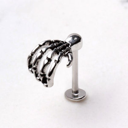 316L Surgical Steel Zombie Claw Labret / Ear or Lip
