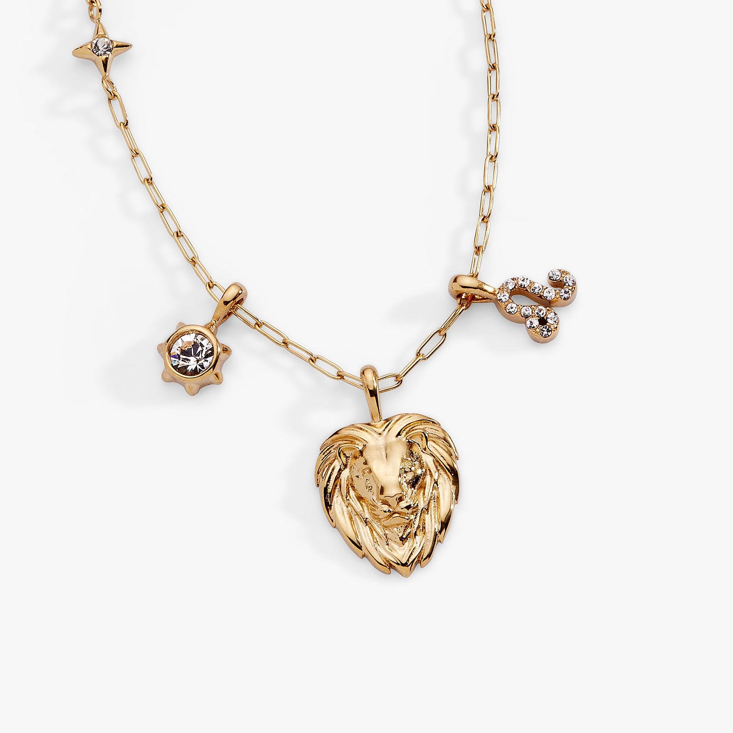 Leo Zodiac Charm Cluster Necklace - ALEX AND ANI