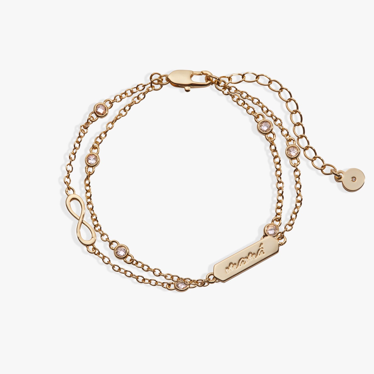 Mamá Infinity Chain Double Strand Bracelet - ALEX AND ANI