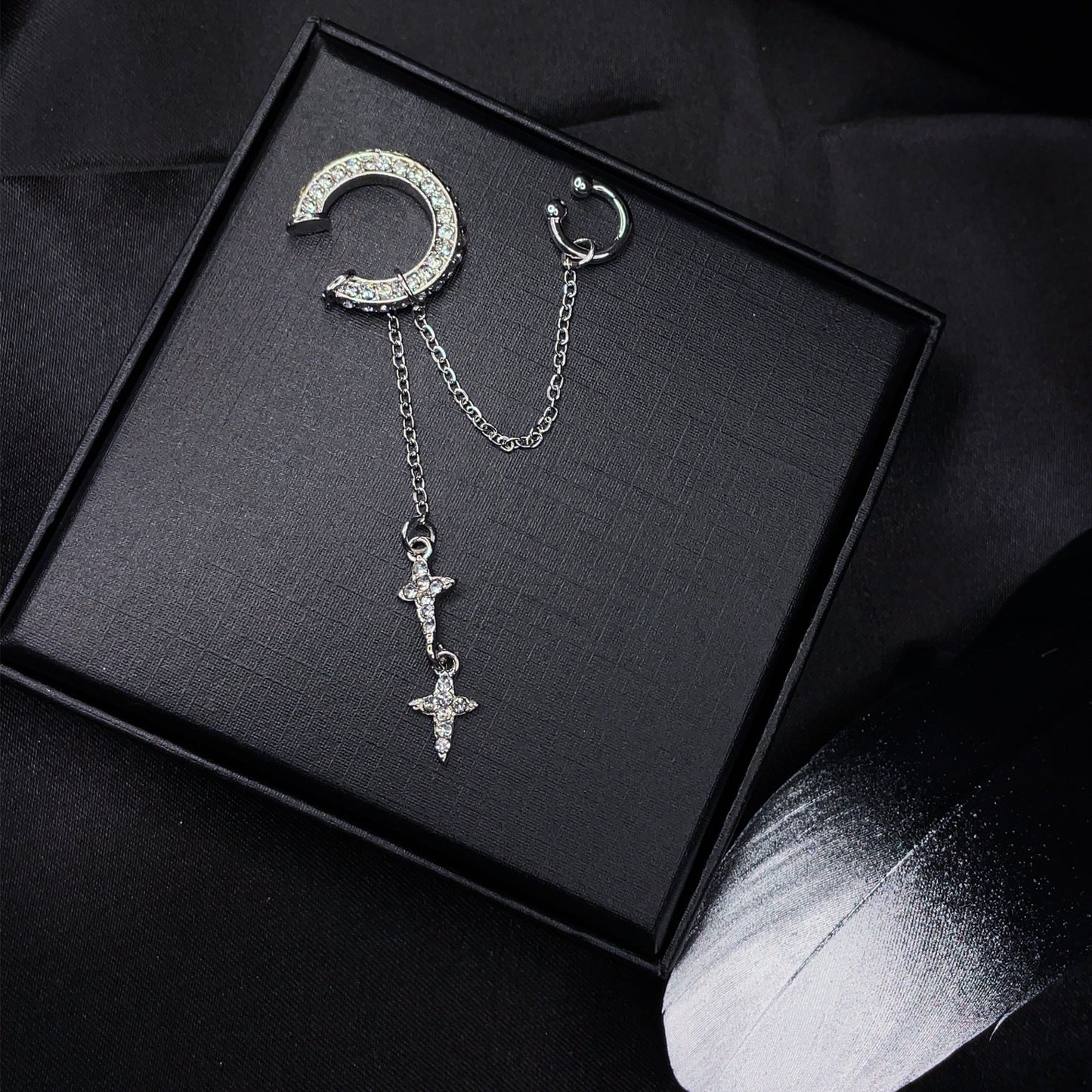Star Drop Ear Cuff - No Piercing Required