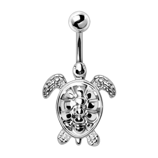 316L Stainless Steel Sea Turtle Navel Ring