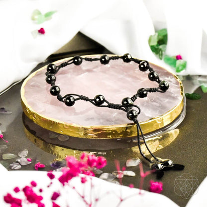 Obsidian Grounding Anklet