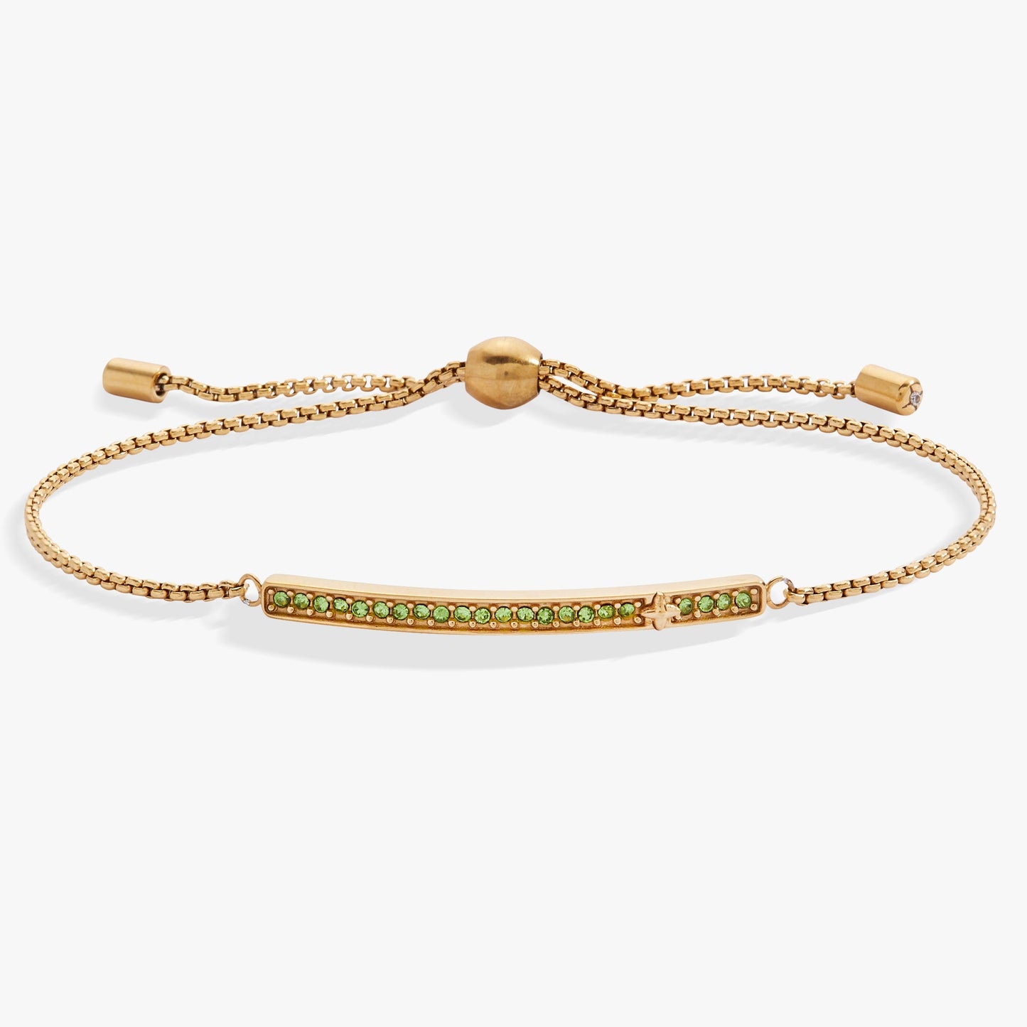 August Everyday Birthstone Pave Bolo Bracelet - ALEX AND ANI