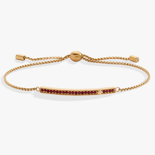 January Everyday Birthstone Pave Bolo Bracelet - ALEX AND ANI