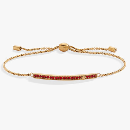 July Everyday Birthstone Pave Bolo Bracelet - ALEX AND ANI