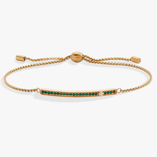 May Everyday Birthstone Pave Bolo Bracelet - ALEX AND ANI