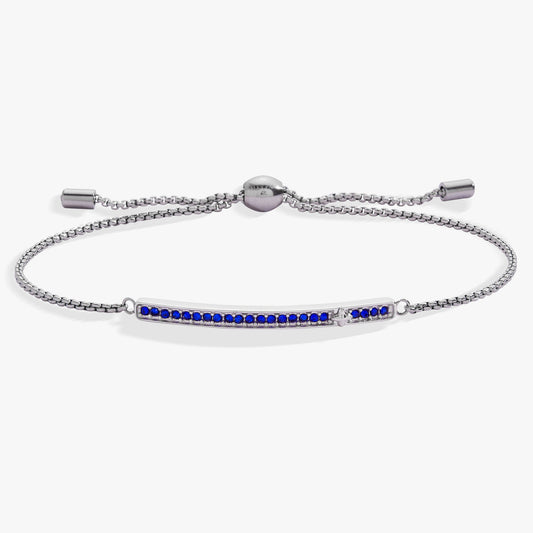 September Everyday Birthstone Pave Bolo Bracelet - ALEX AND ANI