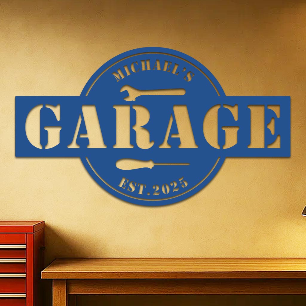 Personalized Garage Sign