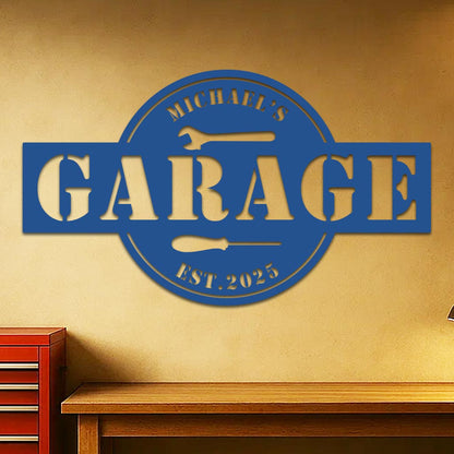 Personalized Garage Sign