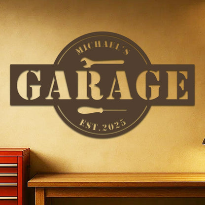 Personalized Garage Sign