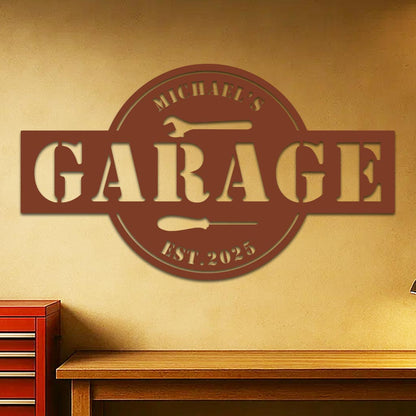 Personalized Garage Sign