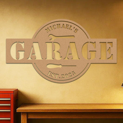 Personalized Garage Sign