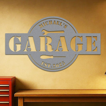 Personalized Garage Sign