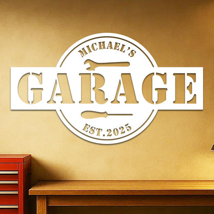 Personalized Garage Sign