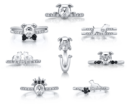 Pitbull - Furry Friends Collection - Jewel Candle
