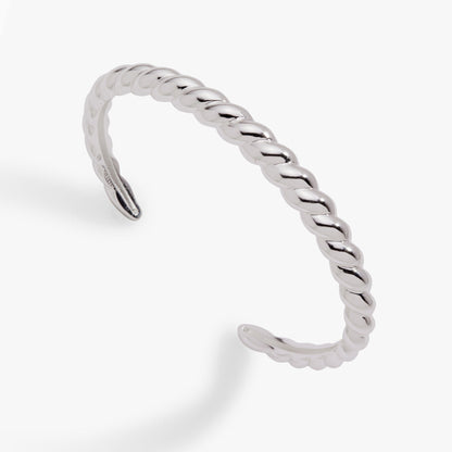 Puffy Rope Texture Cuff Bracelet