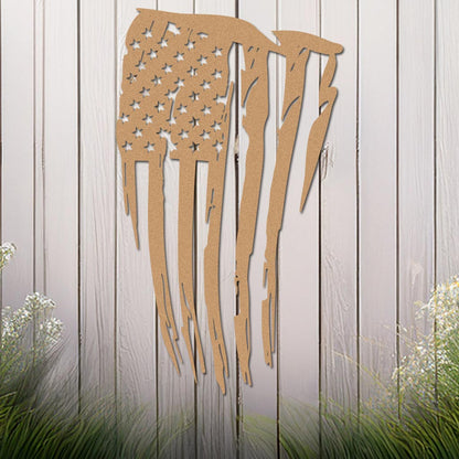 Ragged American Flag