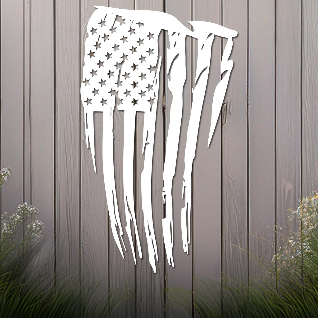 Ragged American Flag